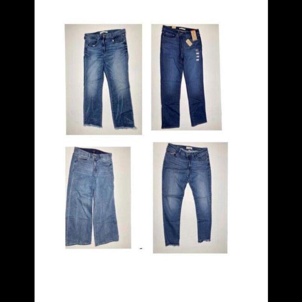 4 Pairs of Designer Jeans.......New Levis+Used AYR+DL1961+NYDI